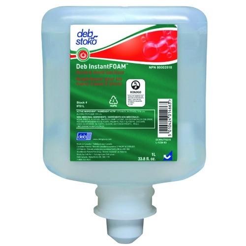 Deb Instant Foam Hand Sanitiser 1lt Pods x 6 / ctn